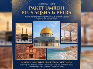Paket Umroh Plus Aqsha & Petra 14 Hari 12-24 Januari 2027 | Aldabaran Tour